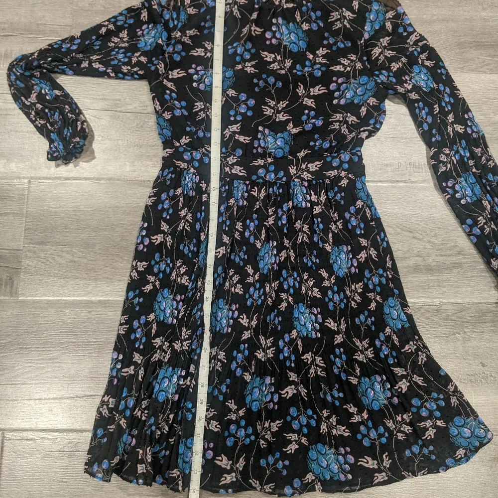 Whistles Elderberry Print Dobby Dress - Picture 12 of 14